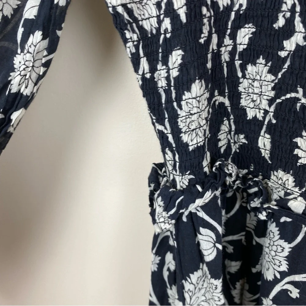 Banjanan Irma Floral Long Sleeve Smocked Dress - Picture 4 of 8